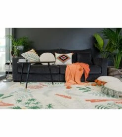 Lorena Canals Botanic Plants Rug (4' 7'' X 6' 7'') -Little Unicorn Store lorena canals botanic plants rug 4 7 x 6 7 205