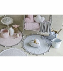 Lorena Canals Bubbly Basket - Blue -Little Unicorn Store lorena canals bubbly basket blue 191