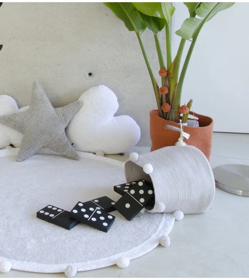 Lorena Canals Bubbly Basket - Grey 7 Lorena Canals Bubbly Basket - Grey - Image 5