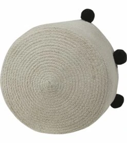 Lorena Canals Bubbly Basket - Natural/Black -Little Unicorn Store lorena canals bubbly basket natural black 191