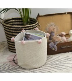 Lorena Canals Bubbly Basket - Natural/Nude -Little Unicorn Store lorena canals bubbly basket natural nude 207