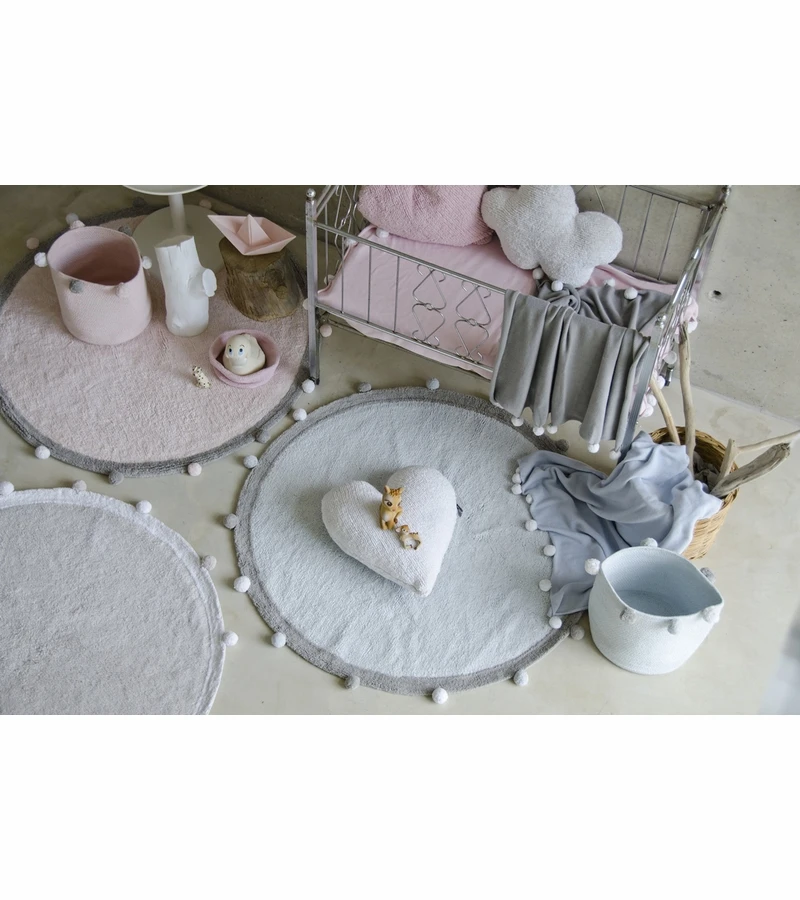 Lorena Canals Bubbly Basket - Pink 7 Lorena Canals Bubbly Basket - Pink - Image 5