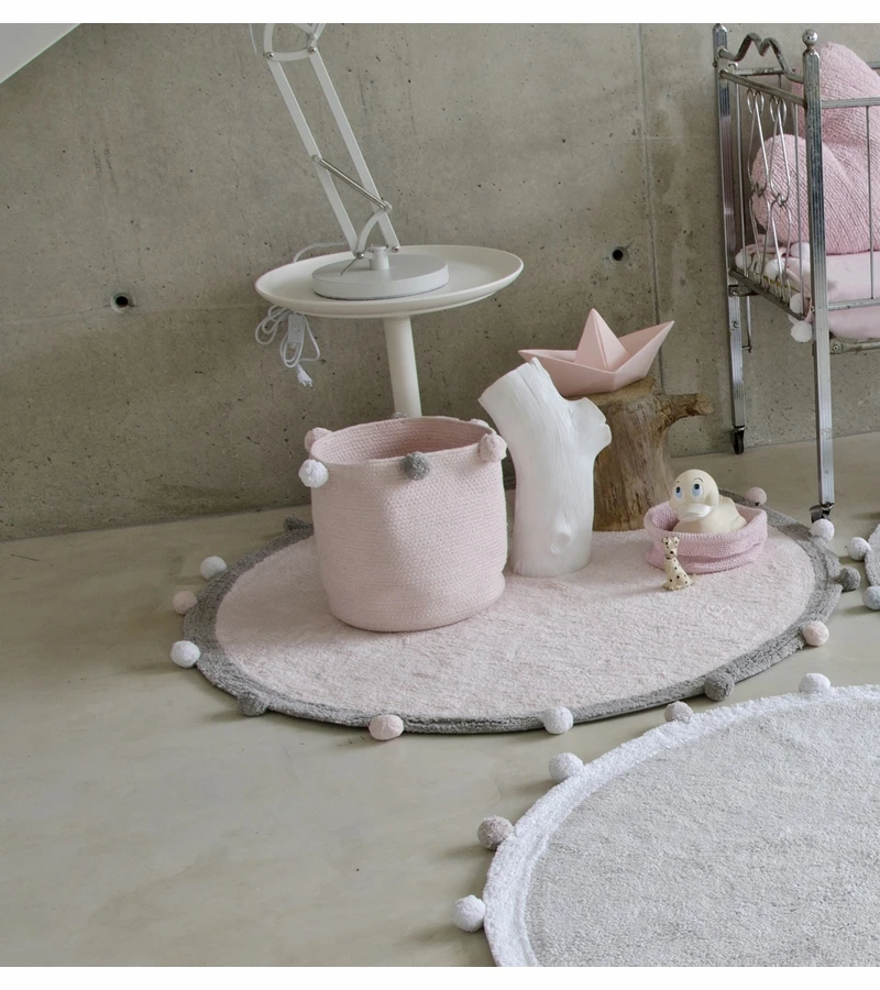 Lorena Canals Bubbly Basket - Pink 8 Lorena Canals Bubbly Basket - Pink - Image 6