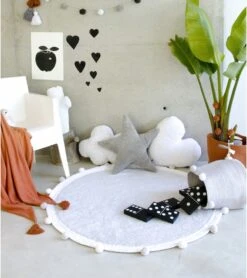 Lorena Canals Bubbly Rug - Light Grey (4') -Little Unicorn Store lorena canals bubbly rug light grey 4 214