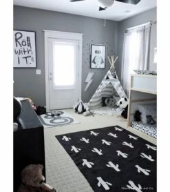 Lorena Canals Cactus Stamp Rug (4' 8" X 6' 7") -Little Unicorn Store lorena canals cactus stamp rug 4 8 x 6 7 208