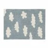 Lorena Canals Clouds Rug - Vintage Blue (4' X 5' 3") 1 Lorena Canals Clouds Rug - Vintage Blue (4' X 5' 3") -Little Unicorn Store lorena canals clouds rug vintage blue 4 x 5 3 175