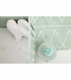 Lorena Canals Hippy Rug - Mint (4' X 5' 3") -Little Unicorn Store lorena canals hippy rug mint 4 x 5 3 223