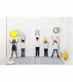 Lorena Canals Hippy Rug - Soft Blue (4' X 5' 3") -Little Unicorn Store lorena canals hippy rug soft blue 4 x 5 3 223