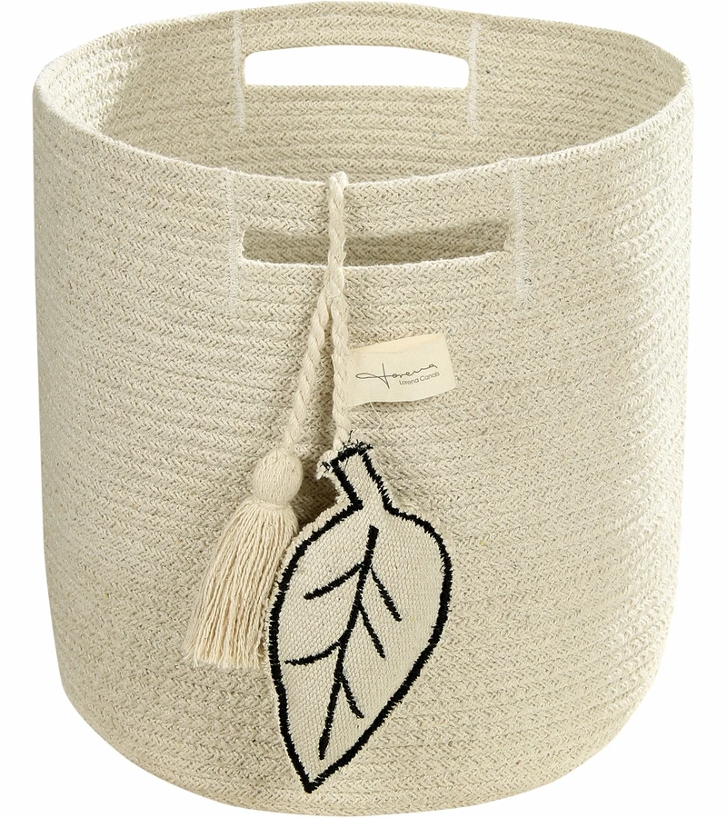Lorena Canals Leaf Basket - Natural 3 Lorena Canals Leaf Basket - Natural