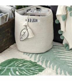 Lorena Canals Leaf Basket - Natural 12 Lorena Canals Leaf Basket - Natural -Little Unicorn Store lorena canals leaf basket natural 211