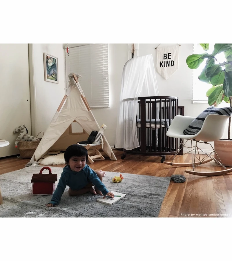 Lorena Canals Ombre Rug - Dark Grey (4' X 5' 3") 9 Lorena Canals Ombre Rug - Dark Grey (4' X 5' 3") - Image 7