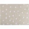Lorena Canals Polka Dots Rug - Beige (4' X 5' 3") -Little Unicorn Store lorena canals polka dots rug beige 4 x 5 3 177
