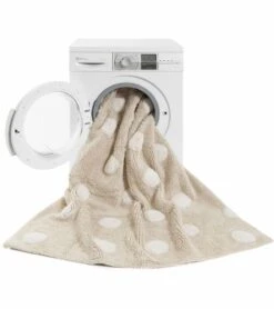 Lorena Canals Polka Dots Rug - Beige (4' X 5' 3") -Little Unicorn Store lorena canals polka dots rug beige 4 x 5 3 180