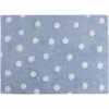 Lorena Canals Polka Dots Rug - Blue (4' X 5' 3") 1 Lorena Canals Polka Dots Rug - Blue (4' X 5' 3") -Little Unicorn Store lorena canals polka dots rug blue 4 x 5 3 148