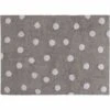 Lorena Canals Polka Dots Rug - Grey (4' X 5' 3") -Little Unicorn Store lorena canals polka dots rug grey 4 x 5 3 206