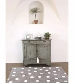 Lorena Canals Polka Dots Rug - Grey (4' X 5' 3") 8 Lorena Canals Polka Dots Rug - Grey (4' X 5' 3") -Little Unicorn Store lorena canals polka dots rug grey 4 x 5 3 207