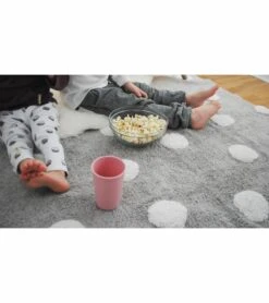 Lorena Canals Polka Dots Rug - Grey (4' X 5' 3") 9 Lorena Canals Polka Dots Rug - Grey (4' X 5' 3") -Little Unicorn Store lorena canals polka dots rug grey 4 x 5 3 208