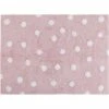 Lorena Canals Polka Dots Rug - Pink (4' X 5' 3") -Little Unicorn Store lorena canals polka dots rug pink 4 x 5 3 202