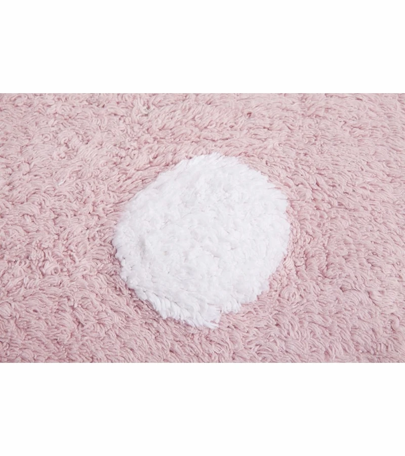 Lorena Canals Polka Dots Rug - Pink (4' X 5' 3") 4 Lorena Canals Polka Dots Rug - Pink (4' X 5' 3") - Image 2