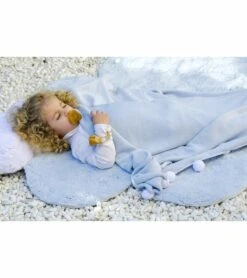 Lorena Canals Puffy Rug - Dream Blue (5' 3'' X 6') -Little Unicorn Store lorena canals puffy rug dream blue 5 3 x 6 222