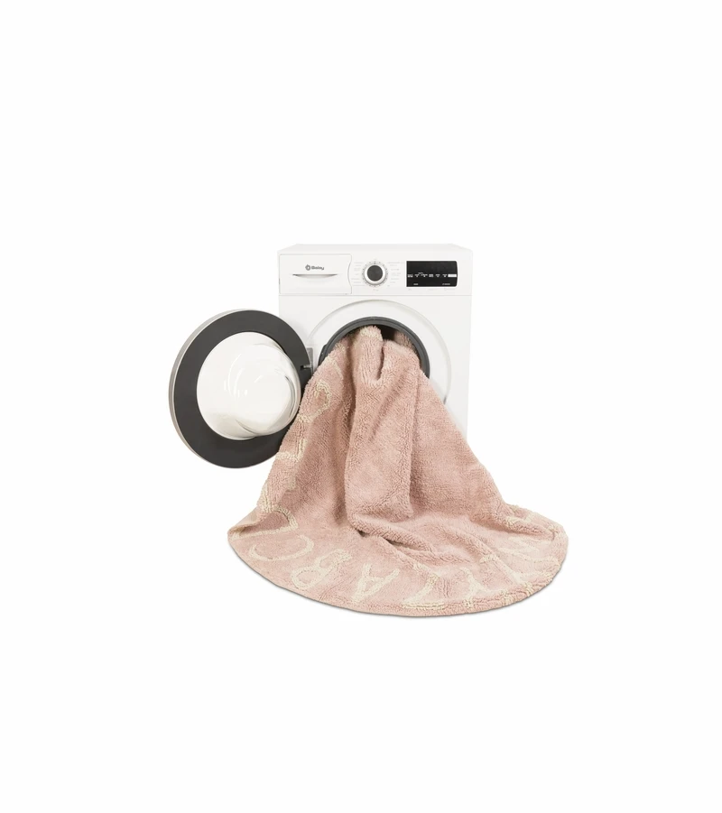 Lorena Canals Round Rug - ABC - Vintage Nude/Natural (5') 9 Lorena Canals Round Rug - ABC - Vintage Nude/Natural (5') - Image 7