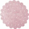 Lorena Canals Round Rug - Little Biscuit - Pink (4' 8") -Little Unicorn Store lorena canals round rug little biscuit pink 4 8 152