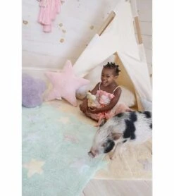 Lorena Canals Tricolor Stars Rug - Soft Mint (4' X 5' 3") 13 Lorena Canals Tricolor Stars Rug - Soft Mint (4' X 5' 3") -Little Unicorn Store lorena canals tricolor stars rug soft mint 4 x 5 3 223