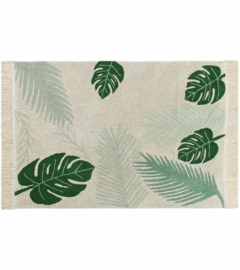 Lorena Canals Tropical Rug - Green (4' 7'' X 6' 7'') 3 Lorena Canals Tropical Rug - Green (4' 7'' X 6' 7'')