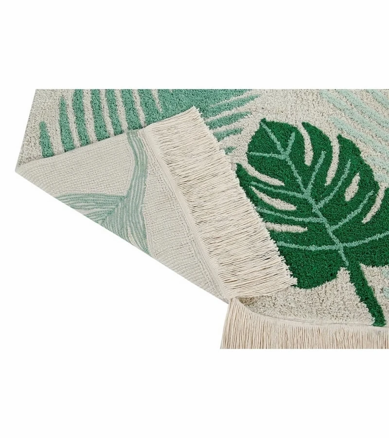 Lorena Canals Tropical Rug - Green (4' 7'' X 6' 7'') 4 Lorena Canals Tropical Rug - Green (4' 7'' X 6' 7'') - Image 2