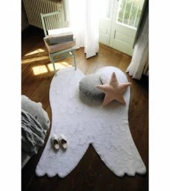 Lorena Canals Wings Silhouette Rug (4' X 5' 3") -Little Unicorn Store lorena canals wings silhouette rug 4 x 5 3 196