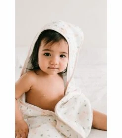 Loulou Lollipop Hooded Towel Set - Bunny Meadow -Little Unicorn Store loulou lollipop hooded towel set bunny meadow 134