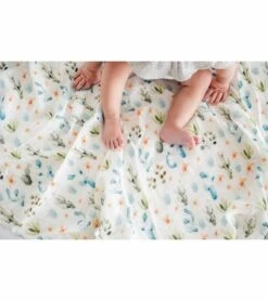Loulou Lollipop Luxe Muslin Swaddle - Cactus Floral -Little Unicorn Store loulou lollipop luxe muslin swaddle cactus floral 152