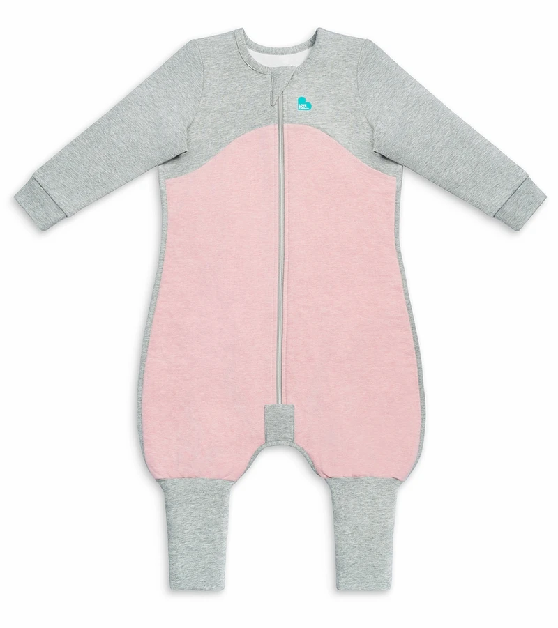 Love To Dream Long Sleeve Sleep Suit Organic Cotton Mild, 24-36 M - Dusty Pink 3 Love To Dream Long Sleeve Sleep Suit Organic Cotton Mild, 24-36 M - Dusty Pink