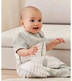 Love To Dream Short Sleeve Sleep Suit Organic Cotton Mild, 24-36 M - Dreamer White 8 Love To Dream Short Sleeve Sleep Suit Organic Cotton Mild, 24-36 M - Dreamer White -Little Unicorn Store love to dream short sleeve sleep suit organic cotton mild 24 36 m dreamer white 7