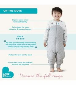 Love To Dream Short Sleeve Sleep Suit Organic Cotton Mild, 6-12 M - Doves Grey -Little Unicorn Store love to dream short sleeve sleep suit organic cotton mild 6 12 m doves grey 10