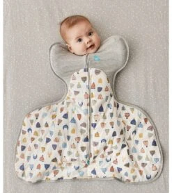 Love To Dream Swaddle UP Designer Collection Hip Harness Quilted Cotton 2.5 TOG, Small - Happy Hats White -Little Unicorn Store love to dream swaddle up designer collection hip harness quilted cotton 2 5 tog small happy hats white 7