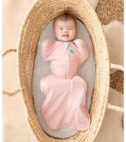 Love To Dream Swaddle UP Original 1.0 TOG, Newborn - Dusty Pink -Little Unicorn Store love to dream swaddle up original 1 0 tog newborn dusty pink 8