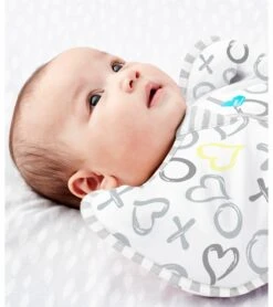 Love To Dream Swaddle UP Silky-Lux Lite - Kisses, Newborn -Little Unicorn Store love to dream swaddle up silky lux lite kisses newborn 152