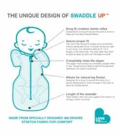 Love To Dream Swaddle UP Silky-Lux Lite - Kisses, Newborn -Little Unicorn Store love to dream swaddle up silky lux lite kisses newborn 154
