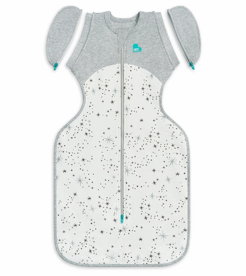 Love To Dream Swaddle UP Transition Bag Cotton Fleece Mild, Large - North Star White 3 Love To Dream Swaddle UP Transition Bag Cotton Fleece Mild, Large - North Star White