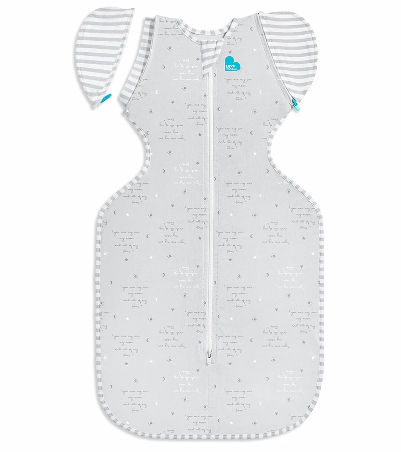 Love To Dream Swaddle UP Transition Bag Lite, Medium - You Are My Grey 3 Love To Dream Swaddle UP Transition Bag Lite, Medium - You Are My Grey