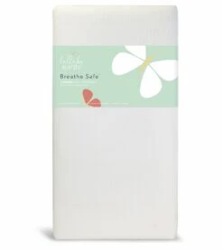 Lullaby Earth Breathe Safe 2-stage Crib Mattress - White