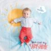 Mary Meyer Lulujo Baby's First Year Blanket & Cards Set - You Are My Sunshine -Little Unicorn Store lulujo baby s first year blanket cards set you are my sunshine 74
