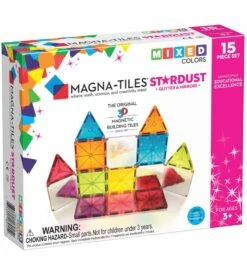 Magna-Tiles Stardust 15-Piece Set