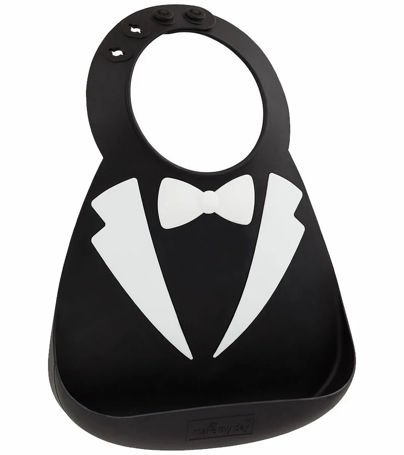 Make My Day Baby Bib - Lookin' Dapper 3 Make My Day Baby Bib - Lookin' Dapper