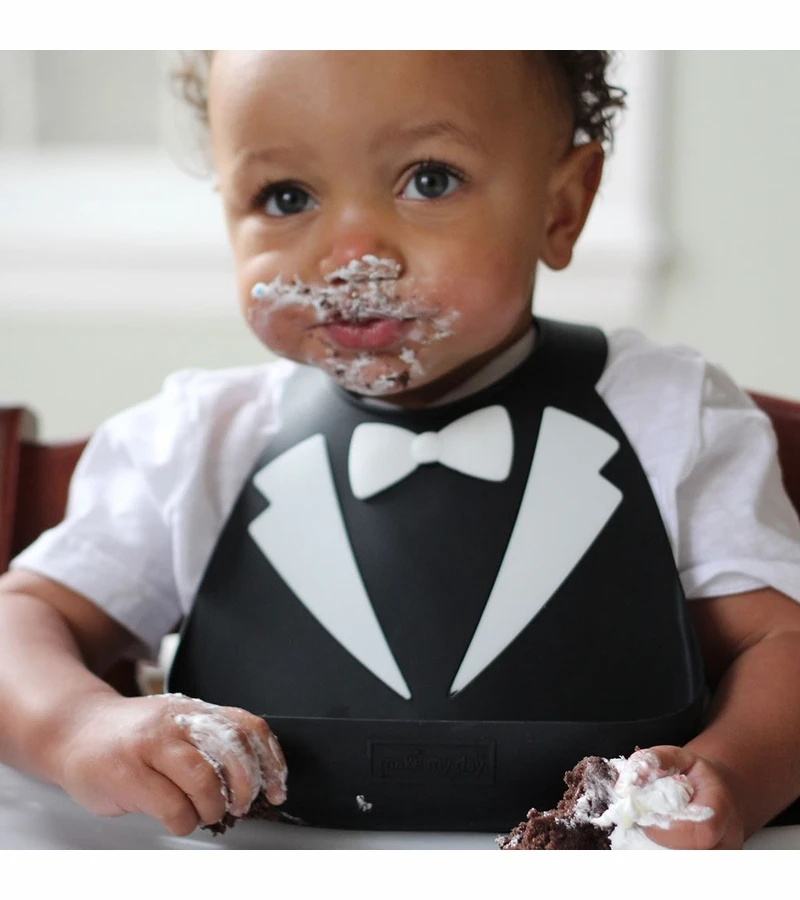 Make My Day Baby Bib - Lookin' Dapper 5 Make My Day Baby Bib - Lookin' Dapper - Image 3