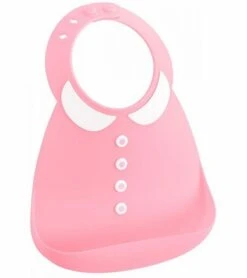 Make My Day Baby Bib - Peter Pan Pink