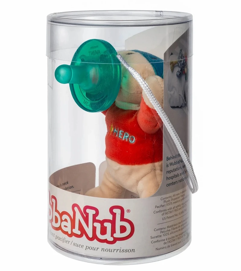 Mary Meyer Wubbanub Pacifier - Lil Hero 5 Mary Meyer Wubbanub Pacifier - Lil Hero - Image 3