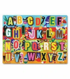 Melissa & Doug Jumbo ABC Chunky Puzzle -Little Unicorn Store melissa doug jumbo abc chunky puzzle 129