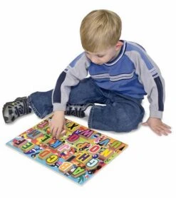 Melissa & Doug Jumbo ABC Chunky Puzzle -Little Unicorn Store melissa doug jumbo abc chunky puzzle 130